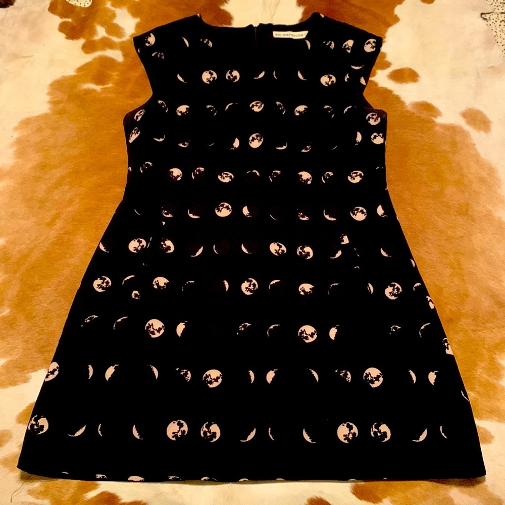 Phases of the moon A-line dress